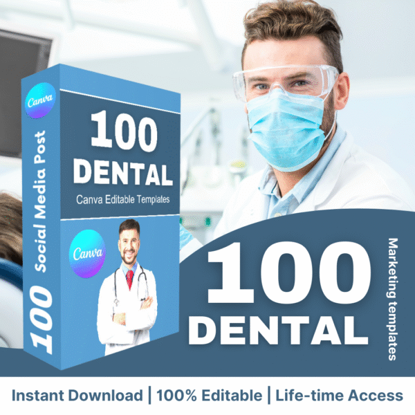 100 Dental Social Media Templates