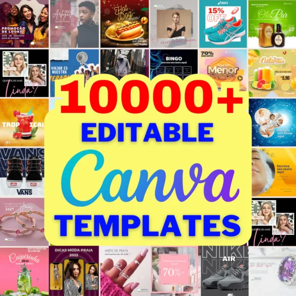 10000+ Pages PLR Canva Template